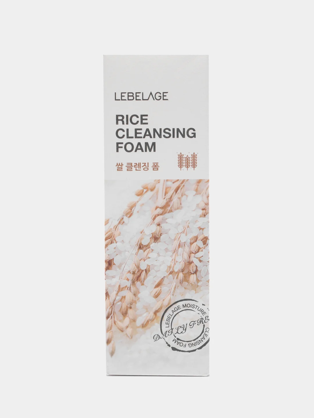Пенка для умывания с экстрактом риса LEBELAGE CLEANSING FOAM RICE 100 мл