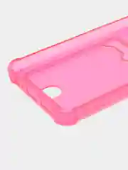 Фуксия чехол для Realme C30 C30s Narzo 50i Prime Реалми С30 Нарзо прозрачный с карманом для карты