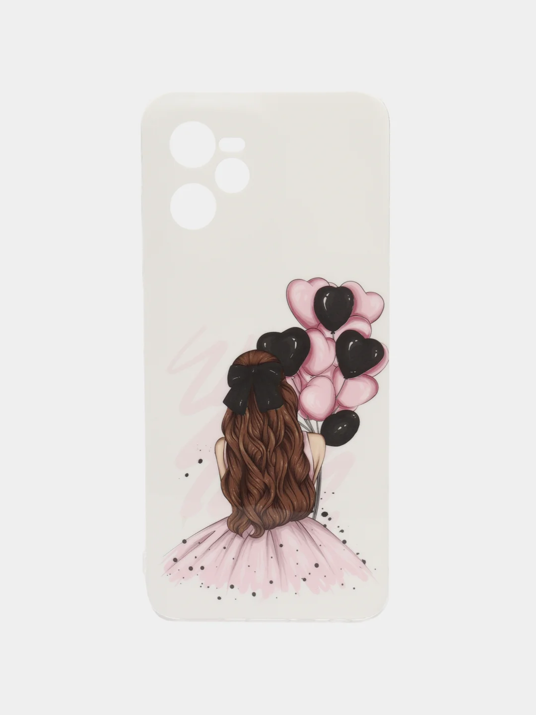 Пудровый чехол с рисунком на Realme C35 (Реалми С35)
