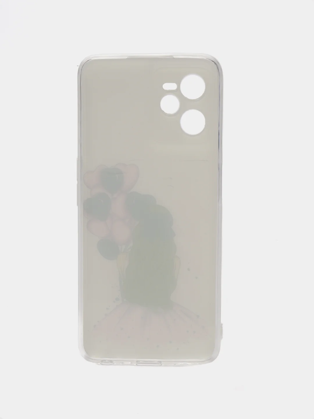 Пудровый чехол с рисунком на Realme C35 (Реалми С35)