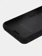 Угольный чехол для Realme C30 C30s Narzo 50i Prime Реалми С30 С30С Нарзо с металлической подставкой