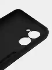 Черный чехол противоударный для Realme C33 (Реалми С33), с металлической подставкой
