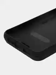 Черный чехол противоударный для Realme C33 (Реалми С33), с металлической подставкой