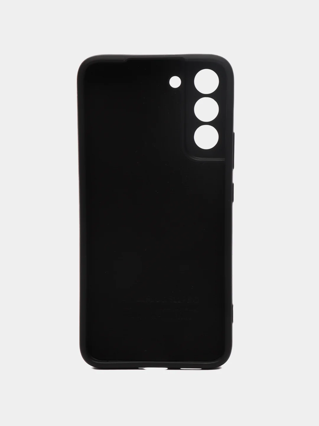 Черный чехол силиконовый для Samsung Galaxy S22 Plus, Самсунг Галакси С22 Плюс
