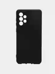 Черный чехол силиконовый для Samsung Galaxy A73 (Самсунг Галакси А73), 5G