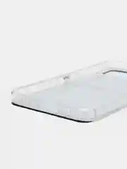 Черный силиконовый чехол на Samsung Galaxy Z Flip 4 / Самсунг Z Flip 4 с рисунком, защита камеры