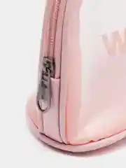 Розовый косметичка водонепроницаемая, полупрозрачная Washbag