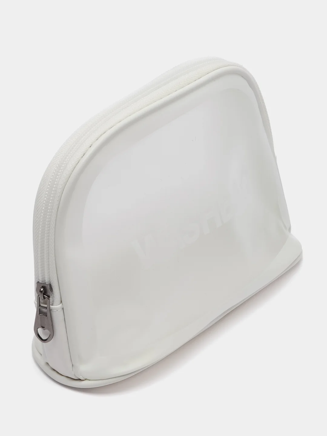 Белый косметичка водонепроницаемая, полупрозрачная Washbag