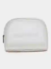 Белый косметичка водонепроницаемая, полупрозрачная Washbag