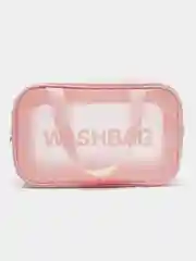 Розовый косметичка водонепроницаемая Washbag, прозрачная, для бассейна