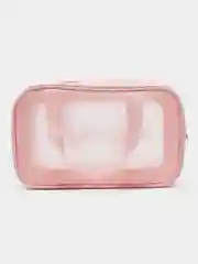 Розовый косметичка водонепроницаемая Washbag, прозрачная, для бассейна