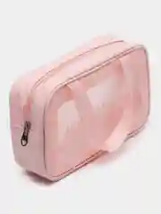 Розовый косметичка водонепроницаемая Washbag, прозрачная, для бассейна