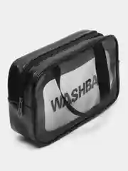 Черный косметичка водонепроницаемая Washbag, прозрачная, для бассейна