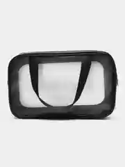 Черный косметичка водонепроницаемая Washbag, прозрачная, для бассейна