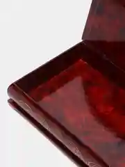 Бордовый шкатулка для хранения ювелирных украшений