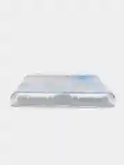 Голубой силиконовый чехол на Google Pixel 7 / Гугл Пиксель 7 прозрачный, с рисунком, защита камеры