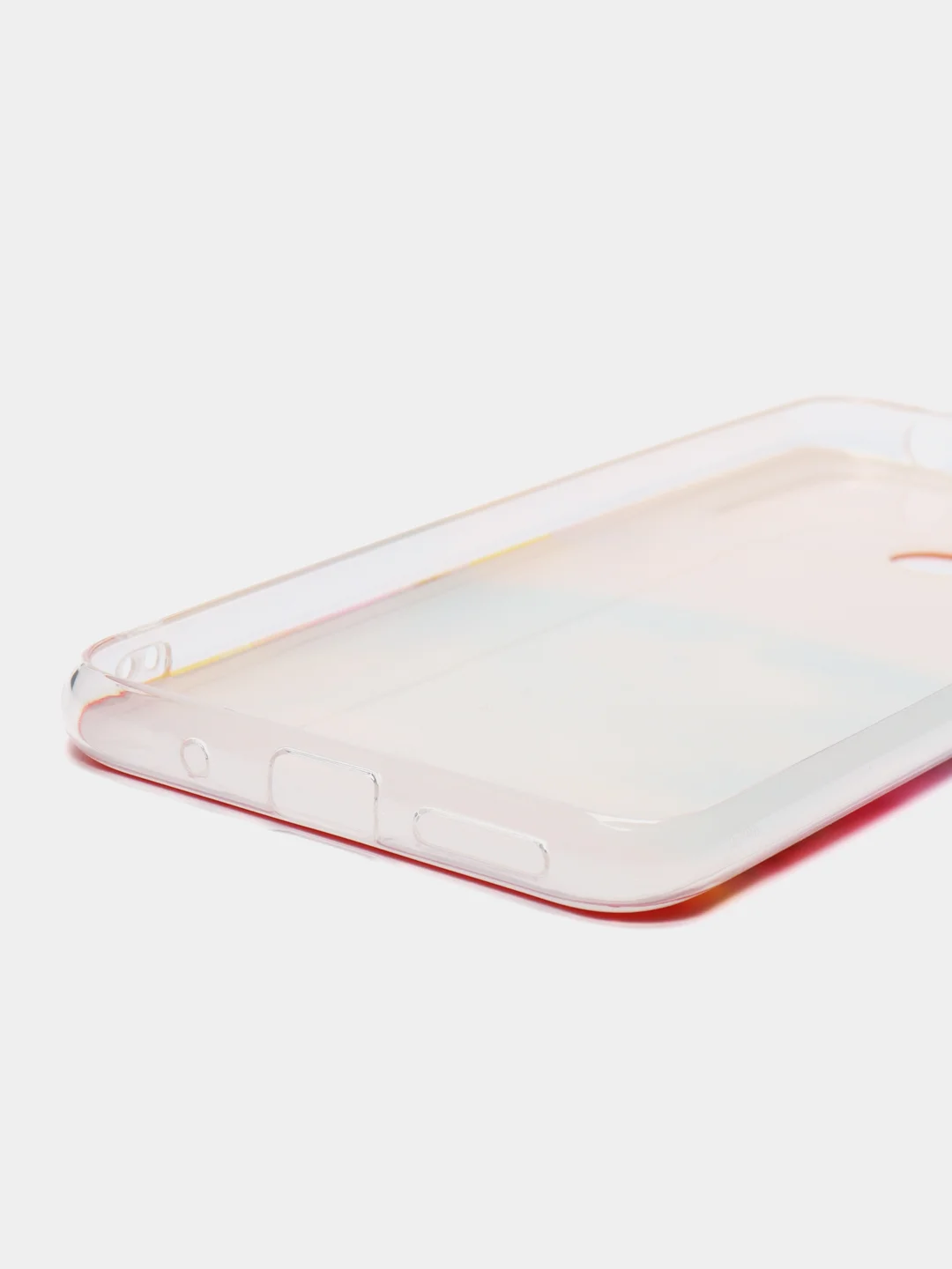 Желтый силиконовый чехол на Xiaomi Poco C40 / Сяоми Поко С40 прозрачный с рисунком, защита камеры