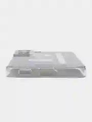 Хром силиконовый чехол на Samsung Galaxy S22 / Самсунг S22 прозрачный с рисунком, защита камеры