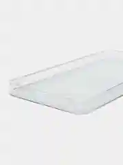 Хром силиконовый чехол на Samsung Galaxy S22 / Самсунг S22 прозрачный с рисунком, защита камеры