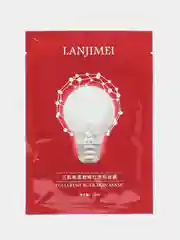 Маска для лица LANJIMEI тканевая, с протеинами шелка, с лифтинг-эффектом