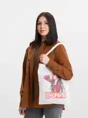 Белый шоппер-сумка "Kakegurui. Безумный азарт"