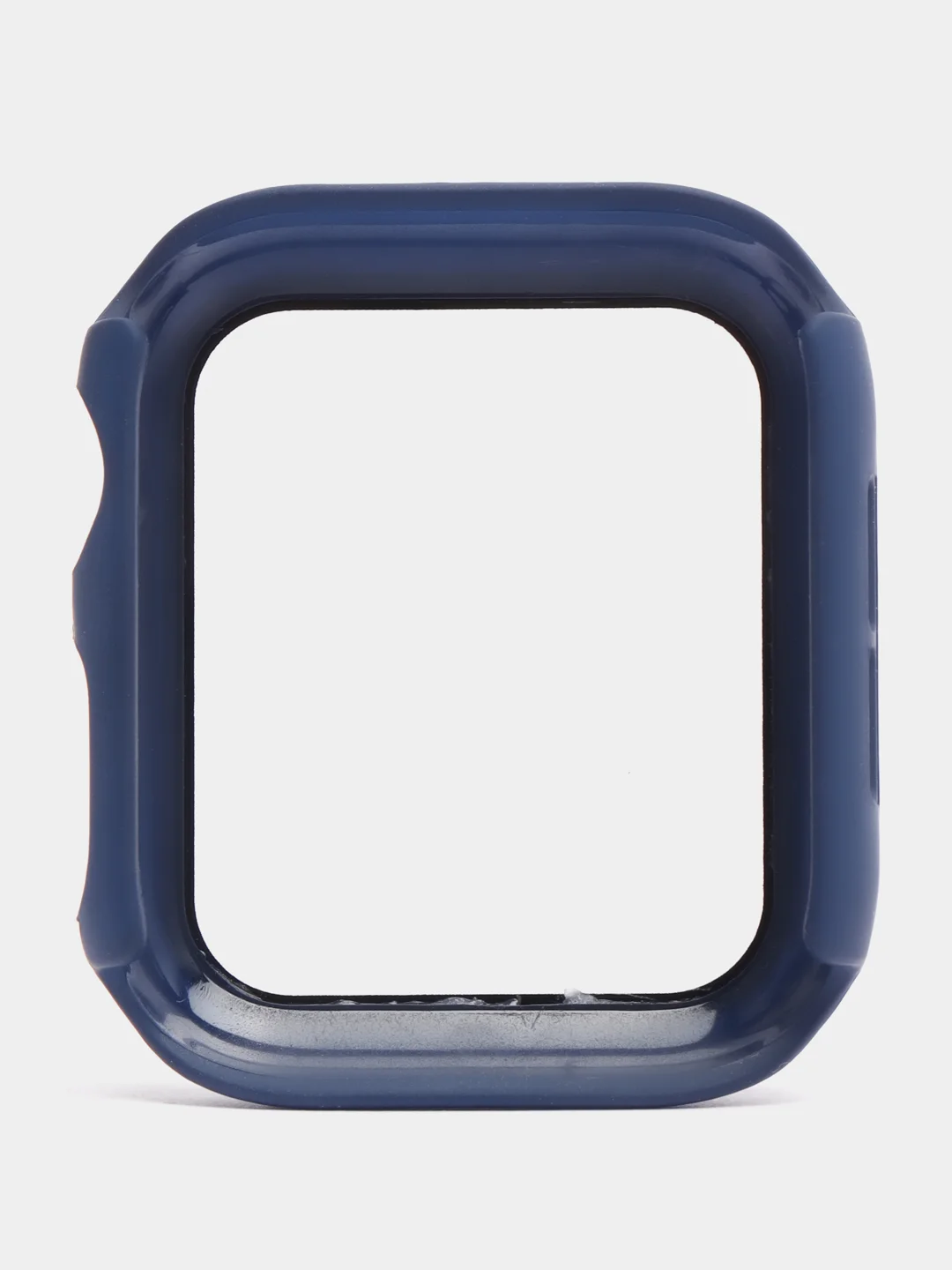 Темно-синий бампер с защитным стеклом и ремешком для Apple Watch 38/40/41/42/44/45/49