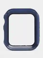 Темно-синий бампер с защитным стеклом и ремешком для Apple Watch 38/40/41/42/44/45/49