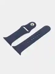 Темно-синий бампер с защитным стеклом и ремешком для Apple Watch 38/40/41/42/44/45/49