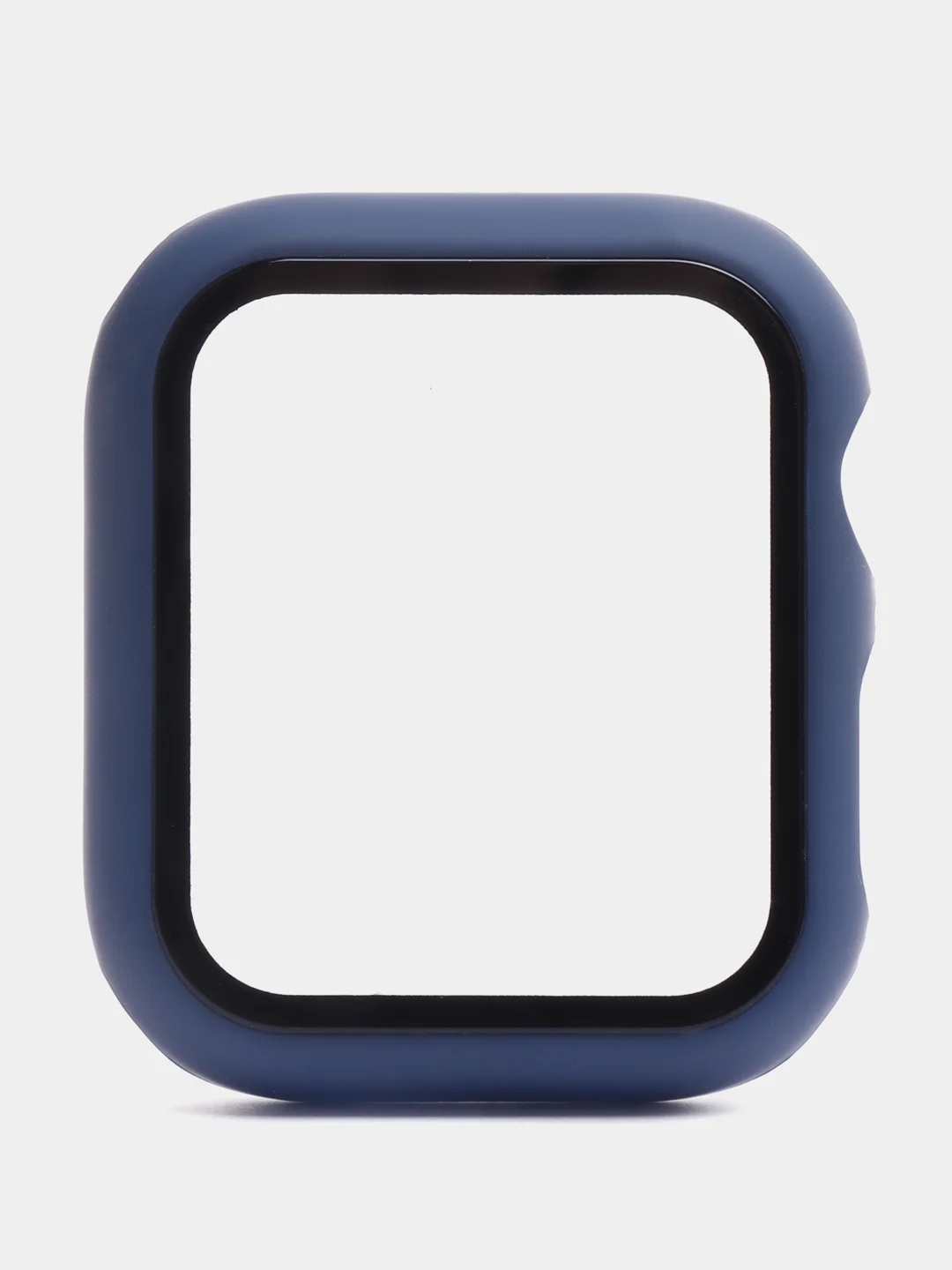 Темно-синий бампер с защитным стеклом и ремешком для Apple Watch 38/40/41/42/44/45/49