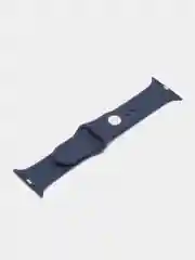 Темно-синий бампер с защитным стеклом и ремешком для Apple Watch 38/40/41/42/44/45/49