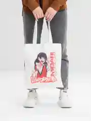 Бежевый шоппер-сумка "Kakegurui. Безумный азарт"