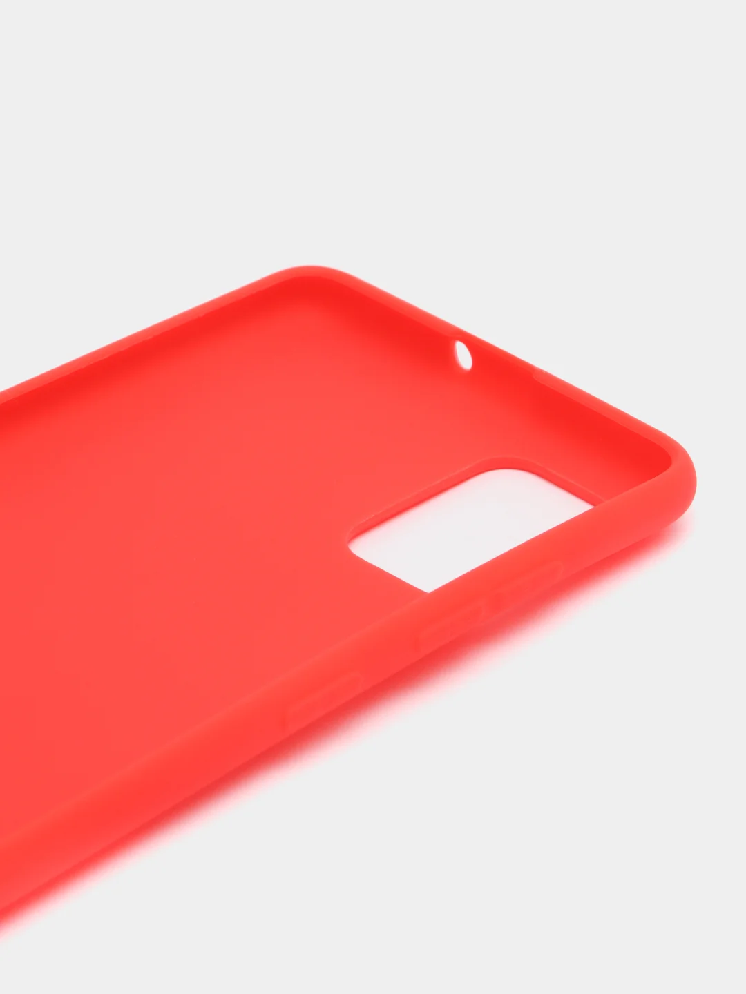 Красный силиконовый чехол Samsung Galaxy S6 edge S7 S8 Plus S9 S10 S10E S20 A51 A71 S20FE A52 A72