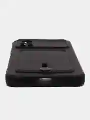 Черный чехол Xiaomi Poco X4 Pro (Сяоми Поко Х4 Про), силиконовый, с карманом для карты