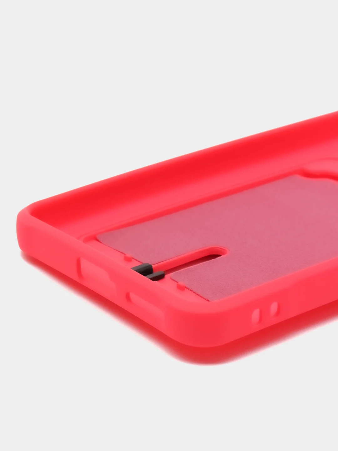 Тёмно-розовый чехол Xiaomi Redmi Note 11 Pro / Note 12 Pro, Редми Нот 11 про с карманом для карты