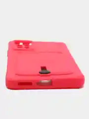 Тёмно-розовый чехол Xiaomi Redmi Note 11 Pro / Note 12 Pro, Редми Нот 11 про с карманом для карты
