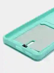 Бирюзовый чехол Xiaomi Redmi Note 11 Pro / Note 12 Pro, Редми Нот 11 про с карманом для карты