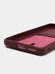 Бордовый чехол Xiaomi Redmi Note 11 Pro / Note 12 Pro, Редми Нот 11 про с карманом для карты