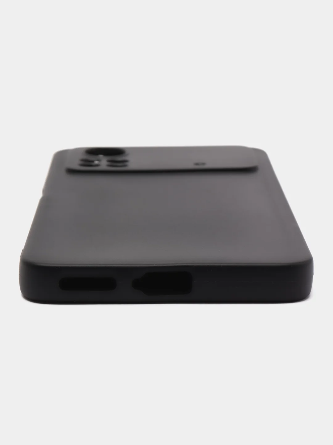 Черный чехол для Xiaomi Poco X4 Pro (Сяоми Поко Х4 Про) черный, силиконовый