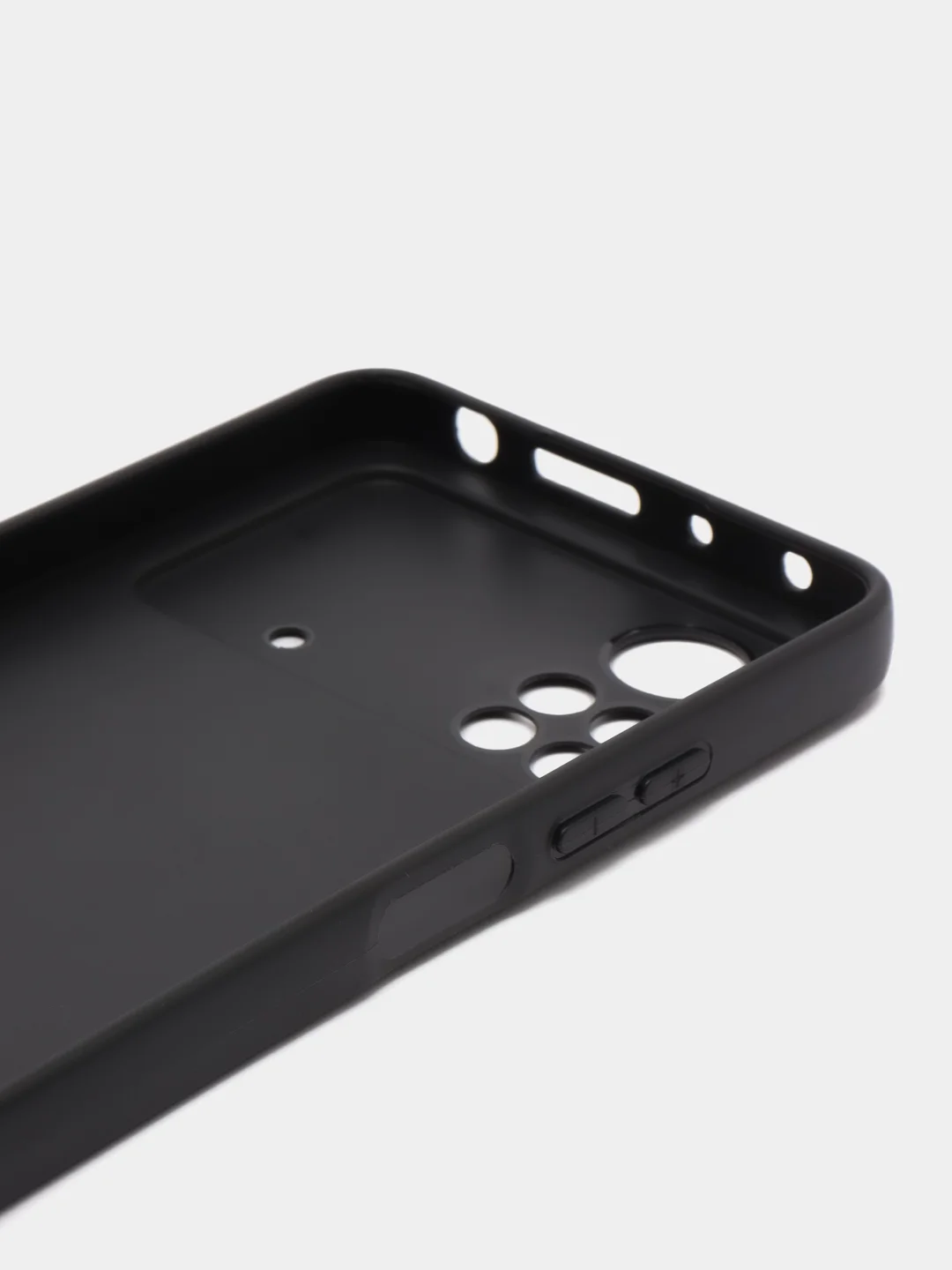Черный чехол для Xiaomi Poco X4 Pro (Сяоми Поко Х4 Про) черный, силиконовый