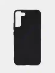Угольный чехол Samsung Galaxy S22 Plus, Самсунг Галакси С22 Плюс силиконовый, матовый, черный