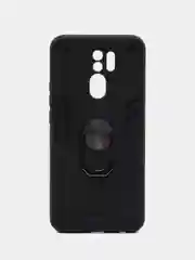 Чехол противоударный для Xiaomi Redmi 9 (Сяоми Редми 9), с металлической подставкой