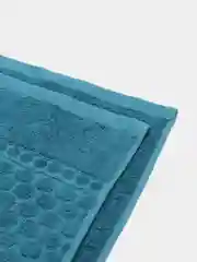 Синий набор махровых полотенец, 2 шт банное70*140+полубанное 50*80
