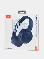 Синий наушники JBL Tune T510BT, беспроводные, полноразмерные, с микрофоном