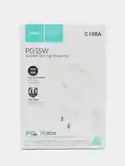 Сетевое зарядное устройство Hoco C108A, два выхода USB-C 35W, PD, QC3.0, PPS, AFC, FCP