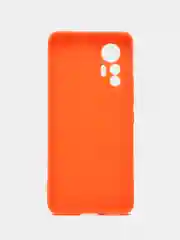 Оранжевый силиконовый чехол для Xiaomi 12 Lite (Сяоми 12 Лайт), прозрачный