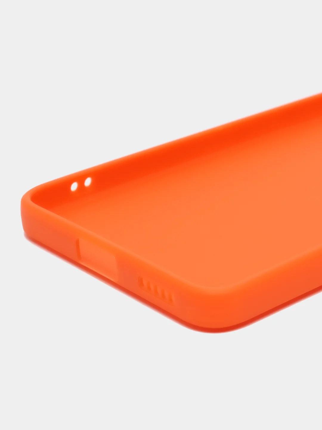 Оранжевый силиконовый чехол для Xiaomi 12 Lite (Сяоми 12 Лайт), прозрачный