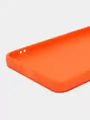 Оранжевый силиконовый чехол для Xiaomi 12 Lite (Сяоми 12 Лайт), прозрачный