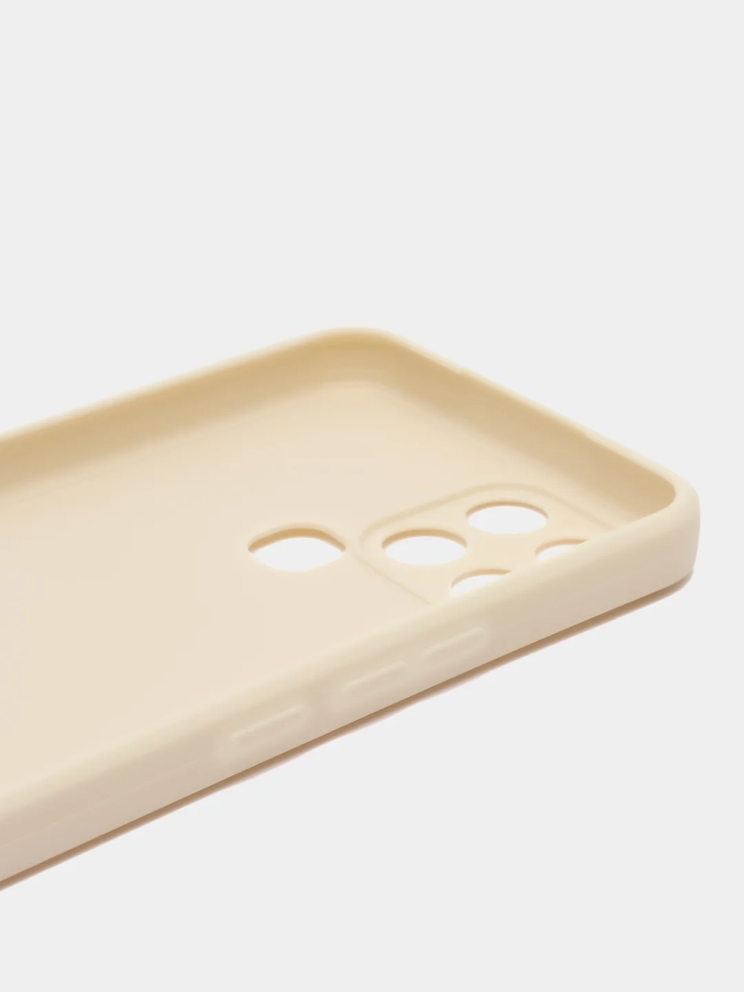 Молочный чехол для Infinix Smart 6 (Инфиникс Смарт 6), силиконовый