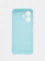 Голубой чехол для Vivo Y22 (Виво  у22), прозрачный, силиконовый