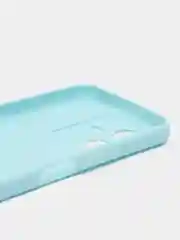 Голубой чехол для Vivo Y22 (Виво  у22), прозрачный, силиконовый